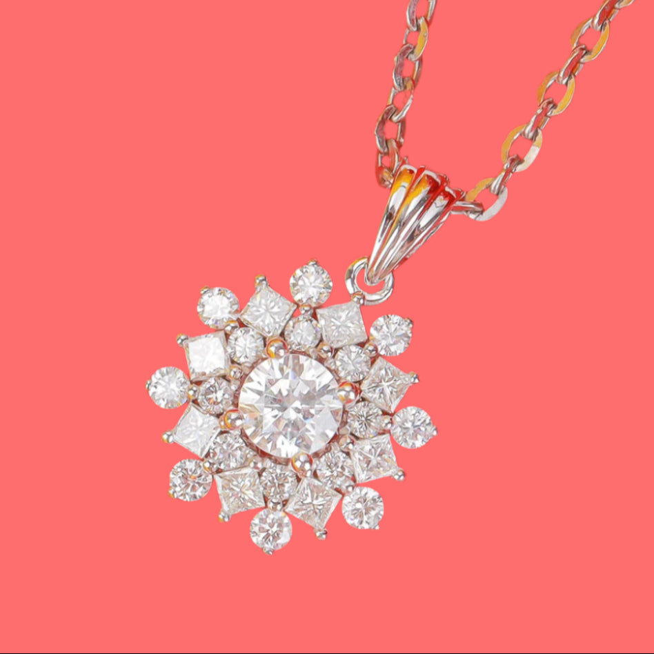 Vỏ Mặt Dây Chuyền Kim Cương P10290 - Hung Phat USA VN