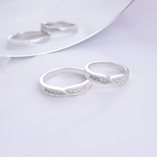 Nhẫn Cưới Kim Cương D10407 - Hung Phat USA VN