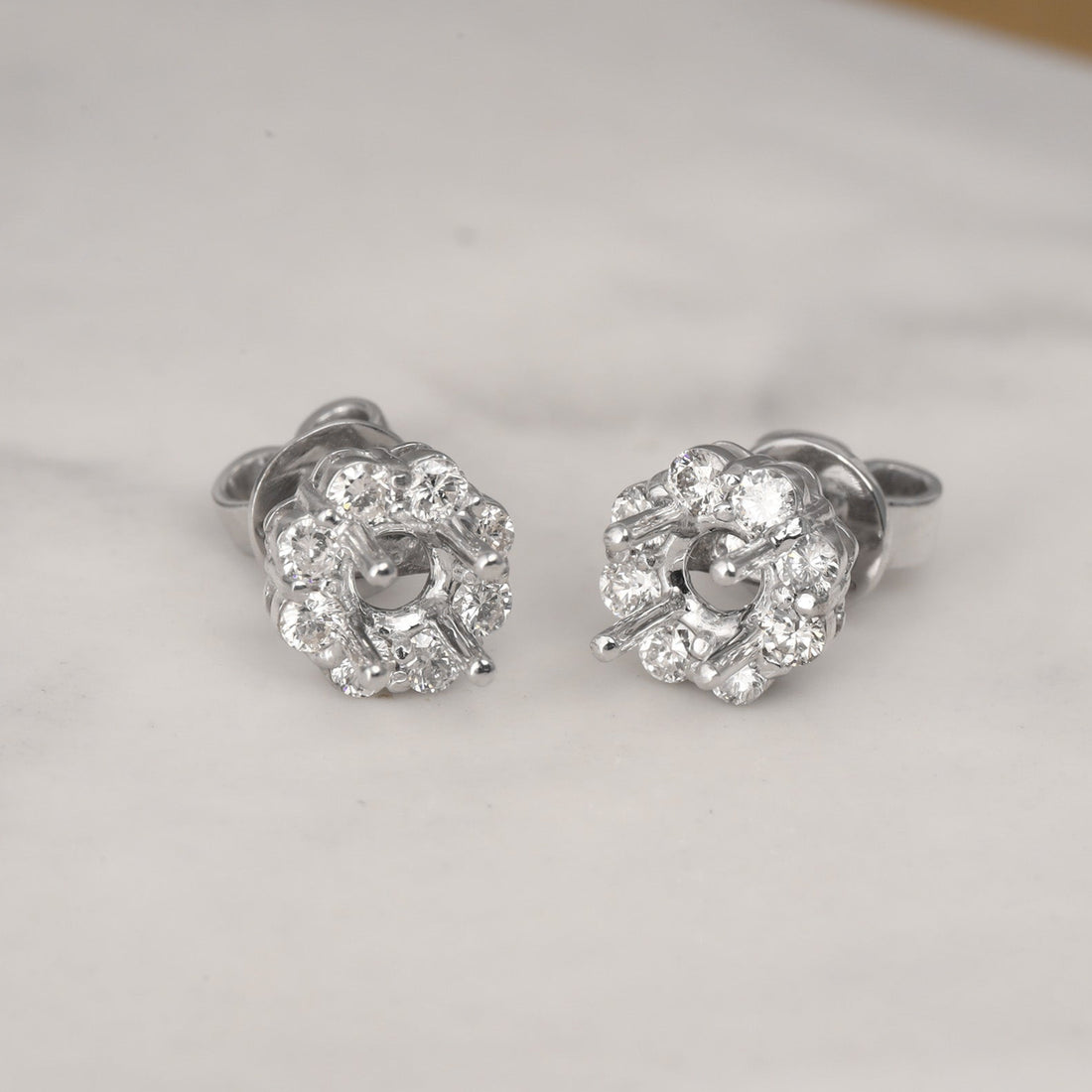 Vỏ Bông Tai Kim Cương E10134