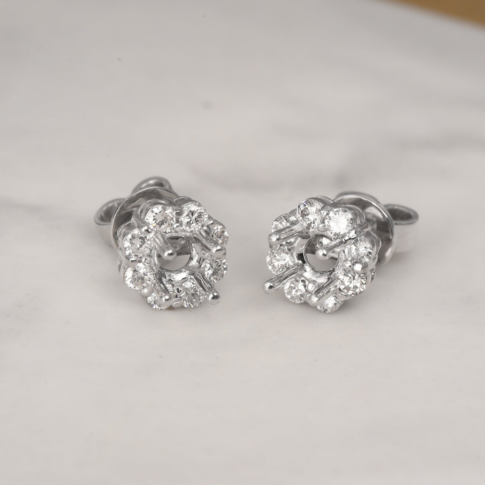 Vỏ Bông Tai Kim Cương E10134