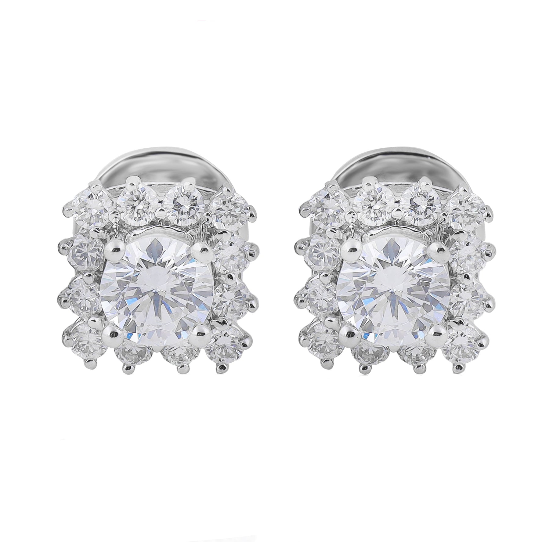 Vỏ Bông Tai Kim Cương E10042