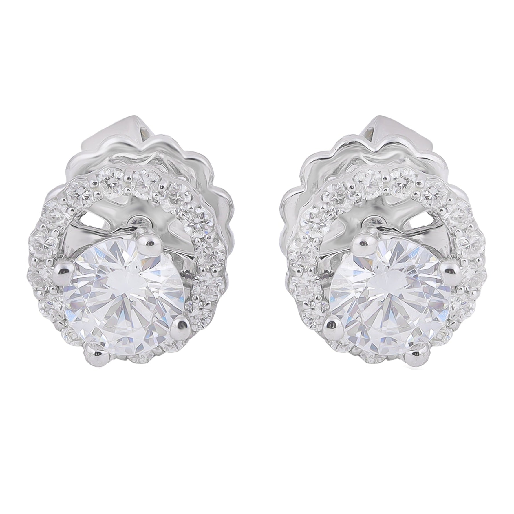 Vỏ Bông Tai Kim Cương E10066