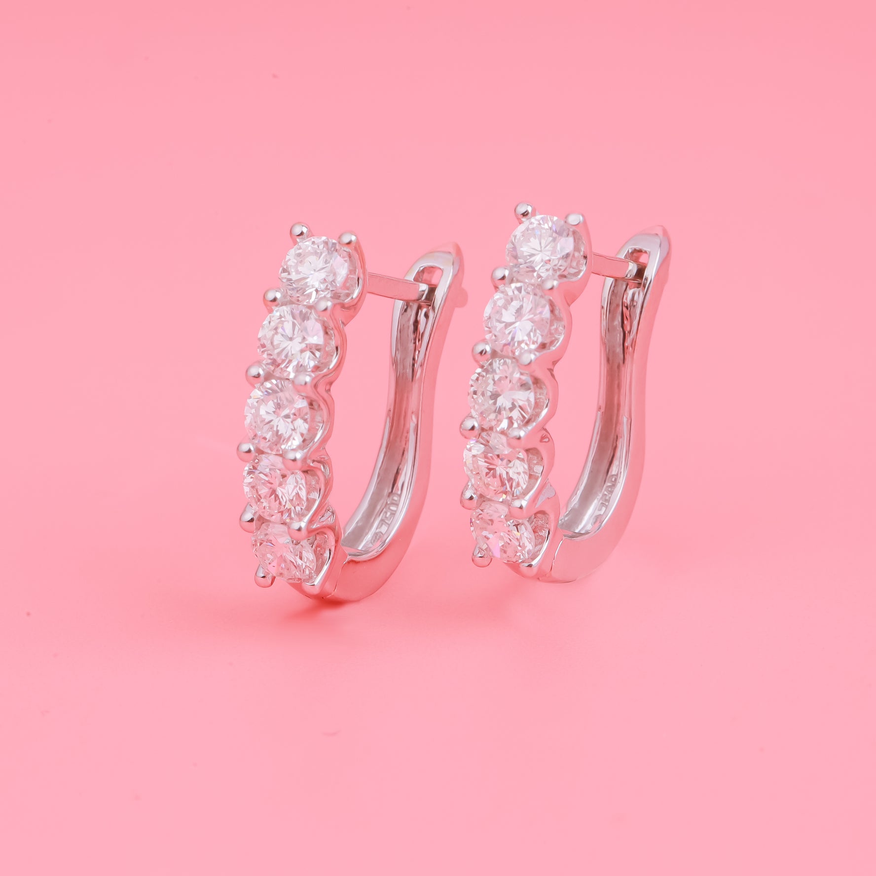 Bông Tai Kim Cương E10085 - Hung Phat USA VN