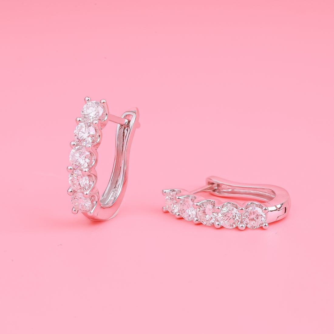 Bông Tai Kim Cương E10085 - Hung Phat USA VN