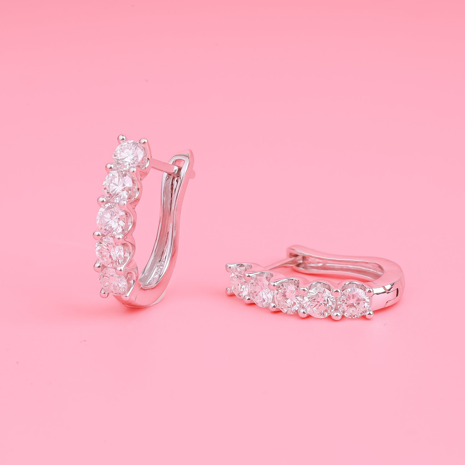 Bông Tai Kim Cương E10085 - Hung Phat USA VN