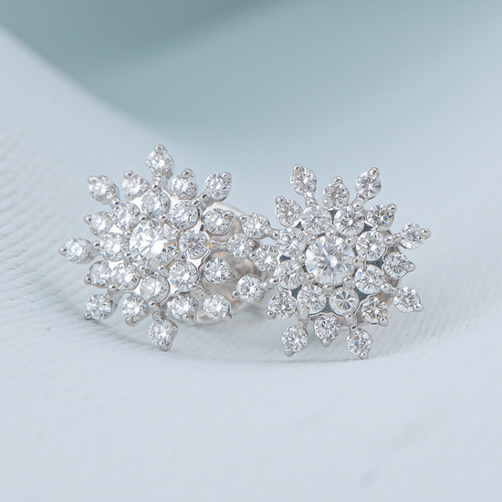 Bông Tai Kim Cương E10225 - Hung Phat USA VN