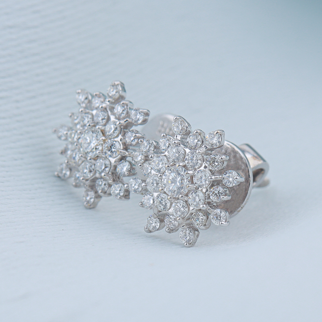 Bông Tai Kim Cương E10225 - Hung Phat USA VN