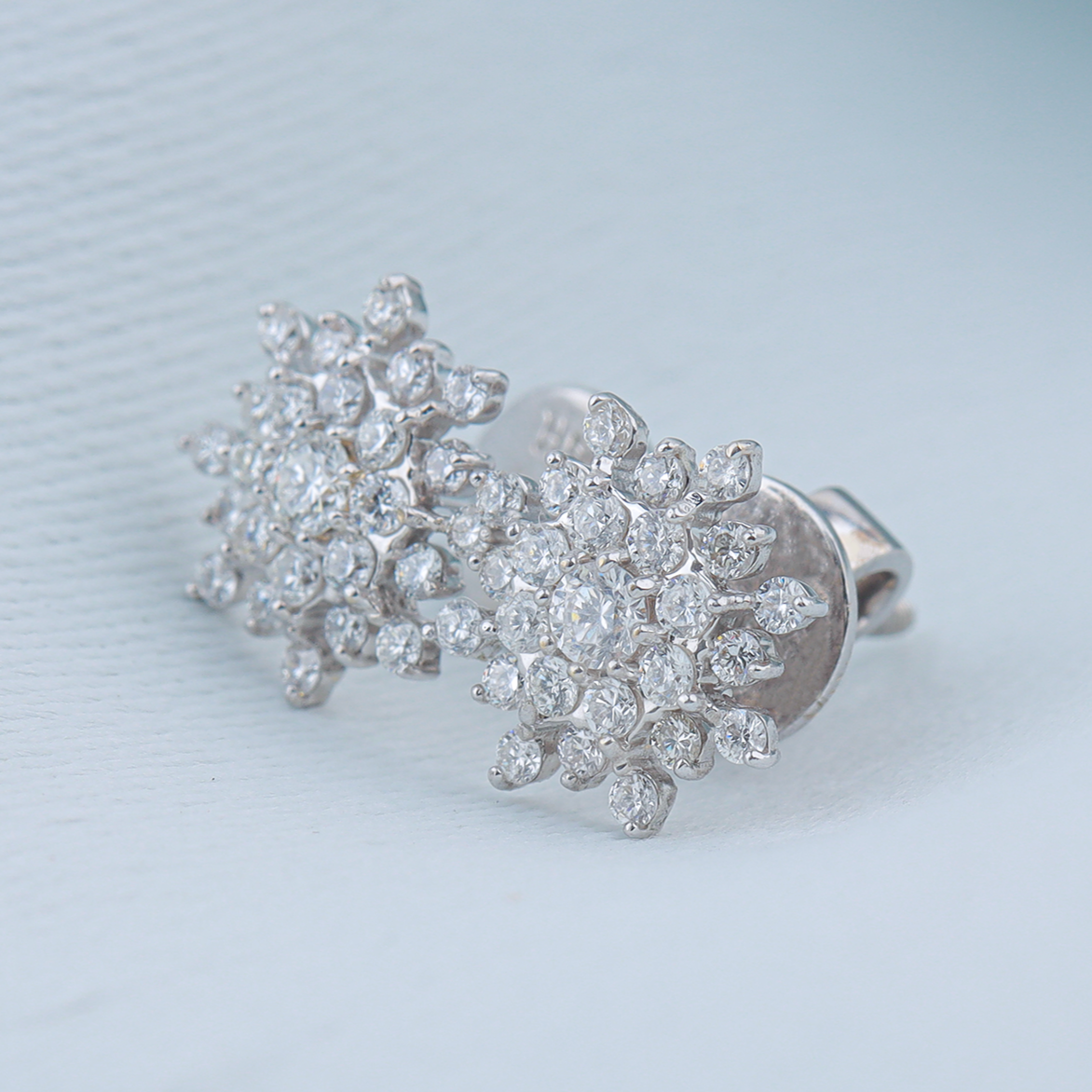 Bông Tai Kim Cương E10225 - Hung Phat USA VN