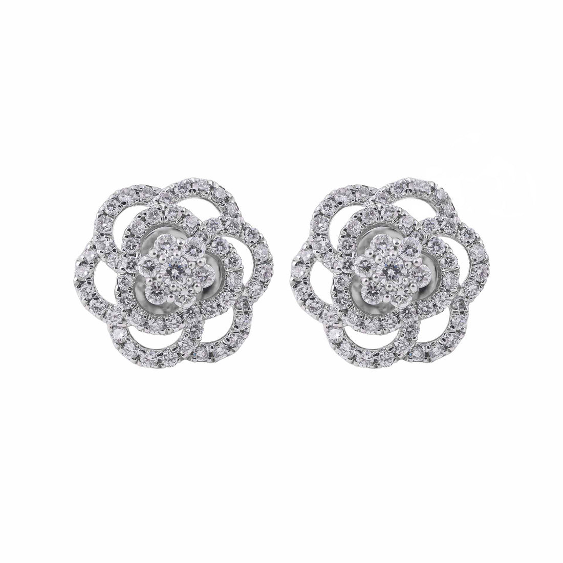 Bông Tai Kim Cương E10274 - Hung Phat USA VN