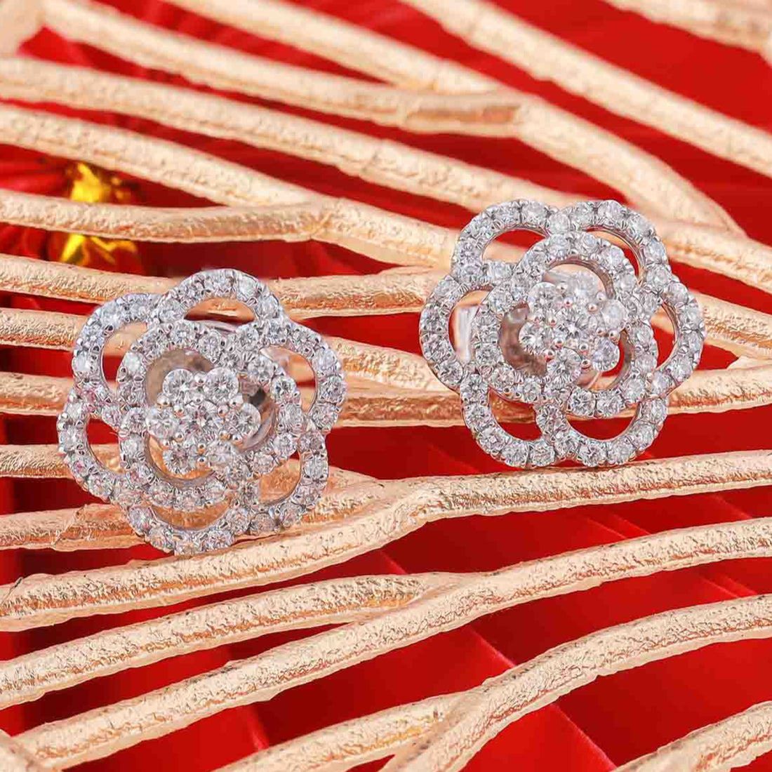 Bông Tai Kim Cương E10274 - Hung Phat USA VN