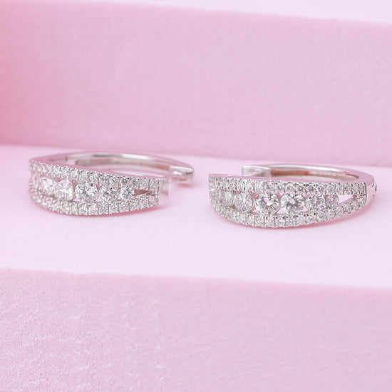 Bông Tai Kim Cương E10320 - Hung Phat USA VN