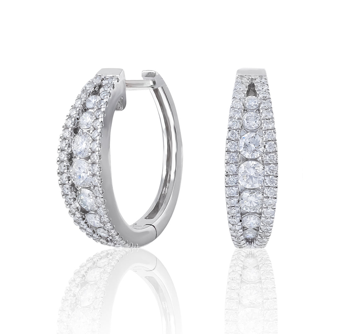 Bông Tai Kim Cương E10320 - Hung Phat USA VN