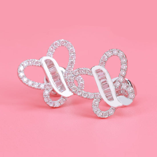 Bông Tai Kim Cương E10826 - Hung Phat USA VN