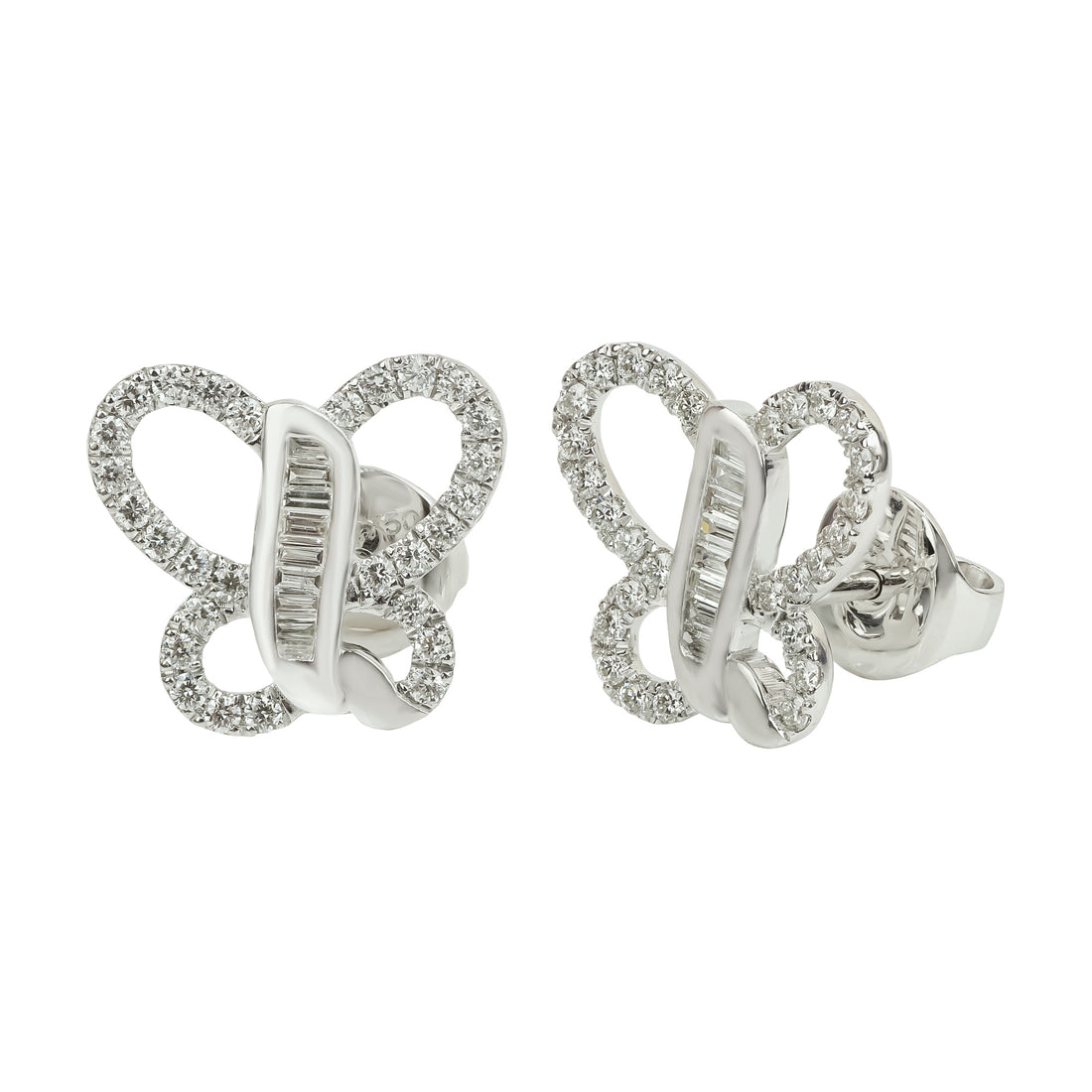 Bông Tai Kim Cương E10826 - Hung Phat USA VN