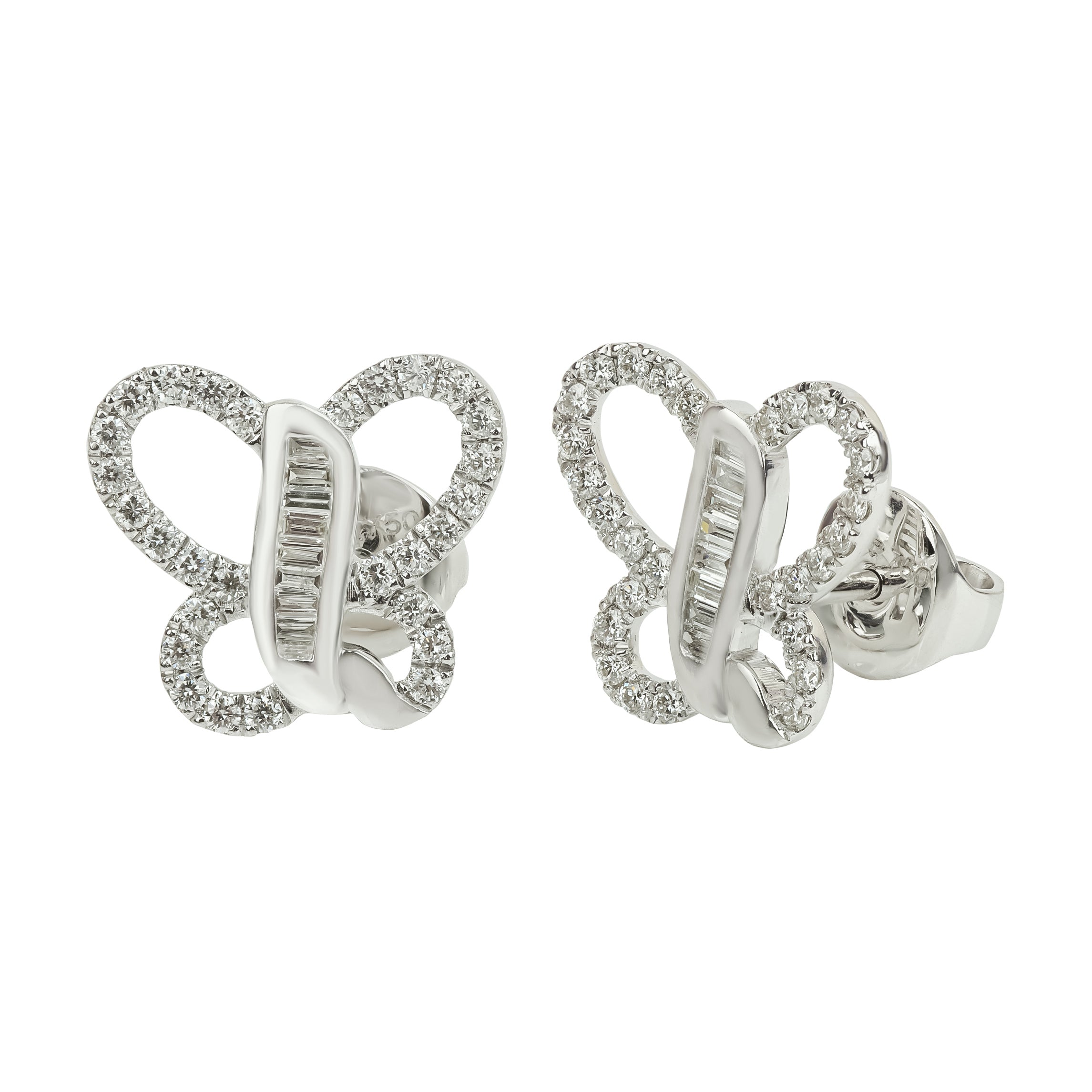 Bông Tai Kim Cương E10826 - Hung Phat USA VN