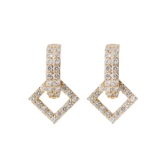 Bông Tai Kim Cương E10887 - Hung Phat USA VN