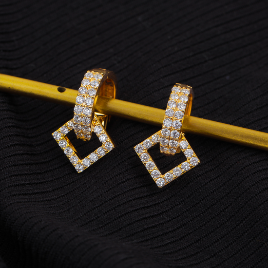 Bông Tai Kim Cương E10887 - Hung Phat USA VN