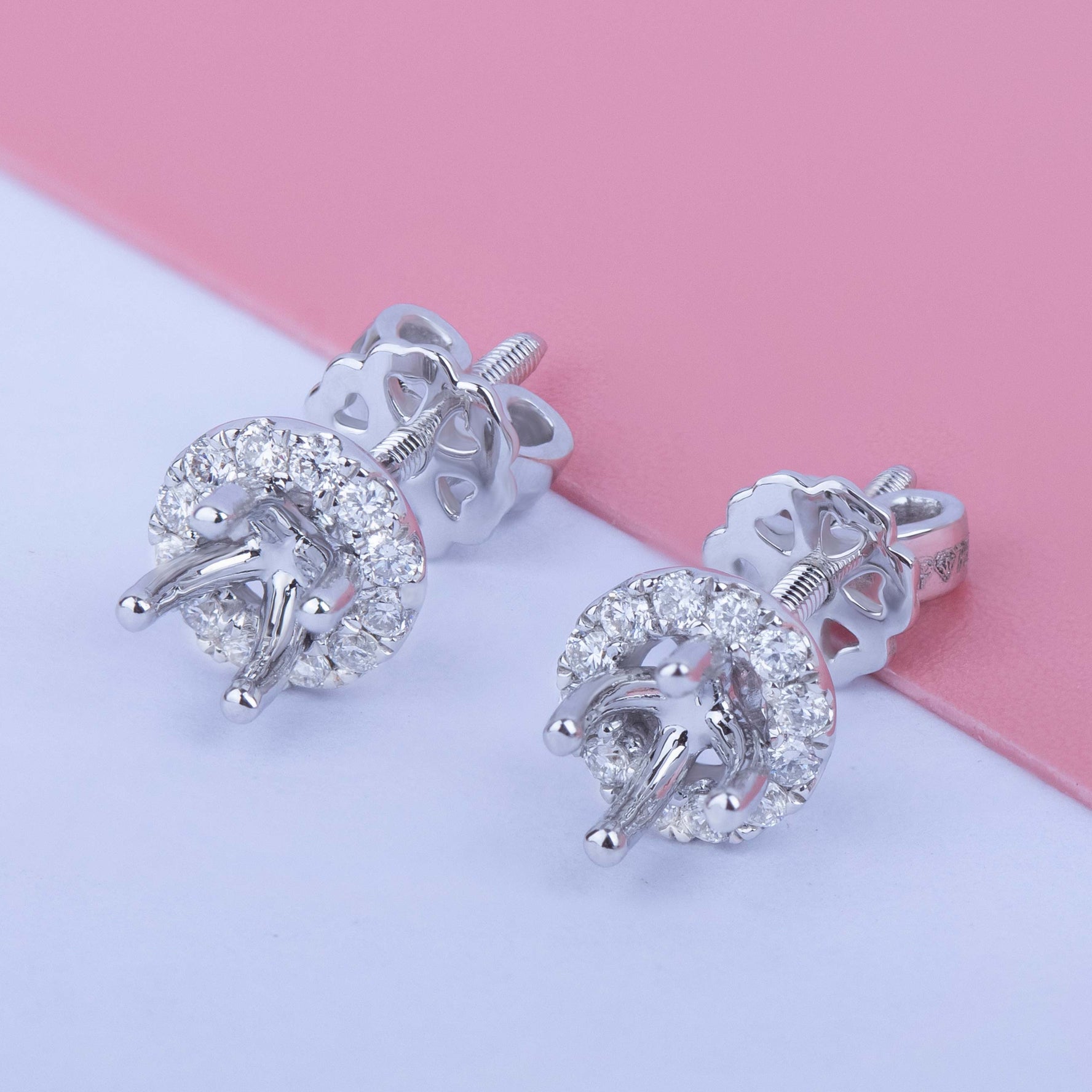 Vỏ Bông Tai Kim Cương E8423 - Hung Phat USA VN