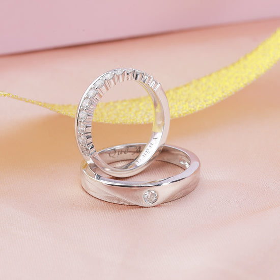 Nhẫn Cưới Kim Cương D10846 - Hung Phat USA VN