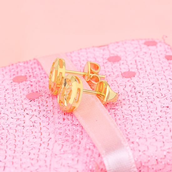 Bông Tai Vàng 18K E10753 - Hung Phat USA VN