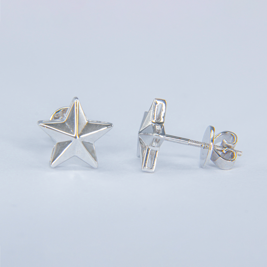 Bông Tai Vàng 18K E10374 - Hung Phat USA VN