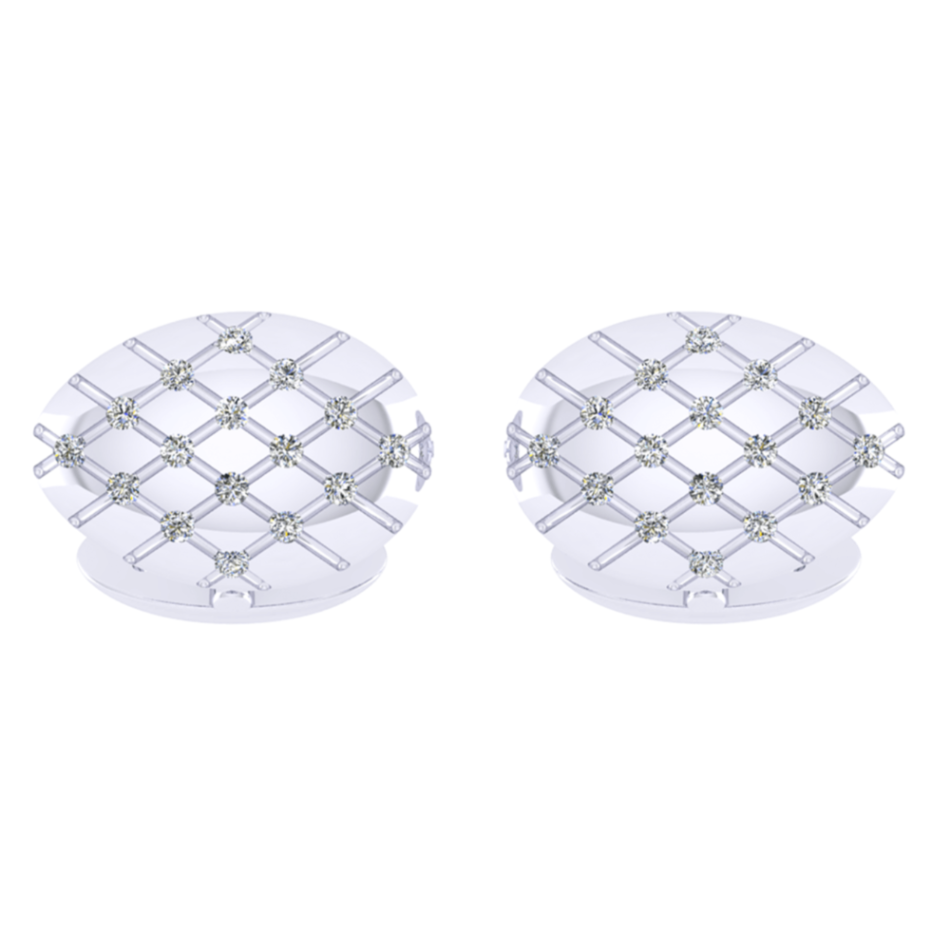 Khuy Măng Sét Kim Cương K10029 - Hung Phat USA VN