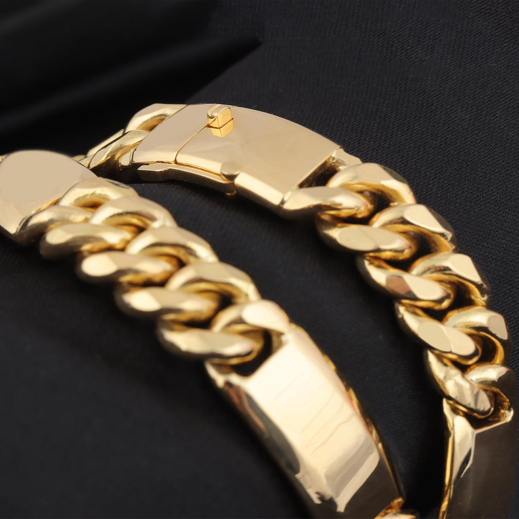 Lắc Tay Vàng 18K Nam L10402 - Hung Phat USA VN