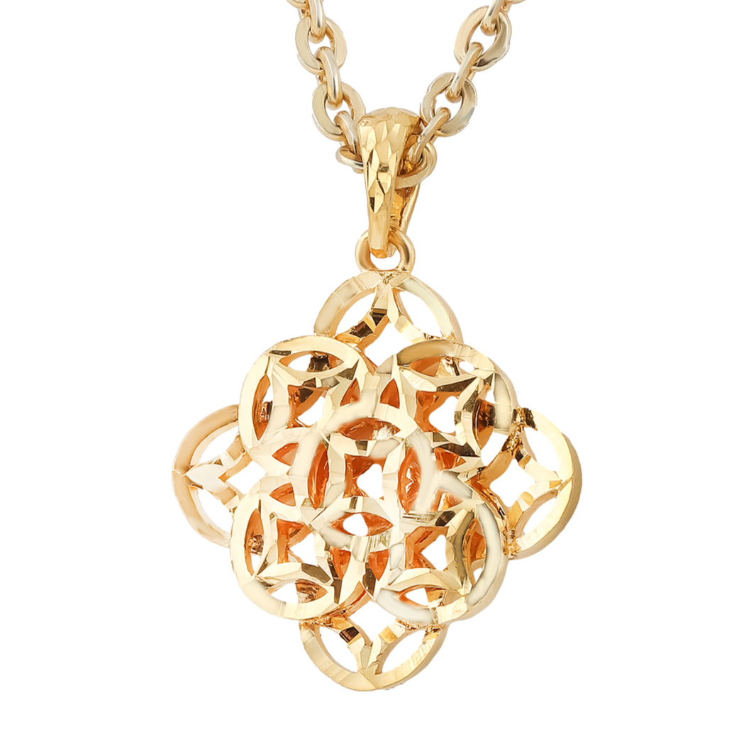 Mặt Dây Chuyền Vàng 18K P10884 - Hung Phat USA VN