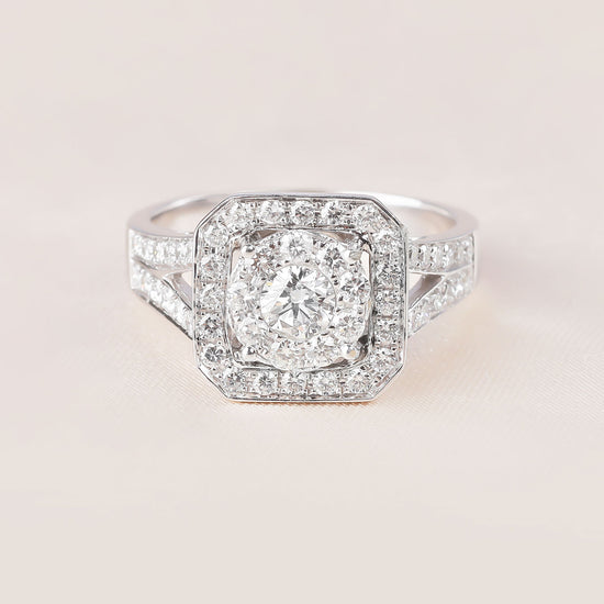 Nhẫn Kim Cương B1273EW - Hung Phat USA VN