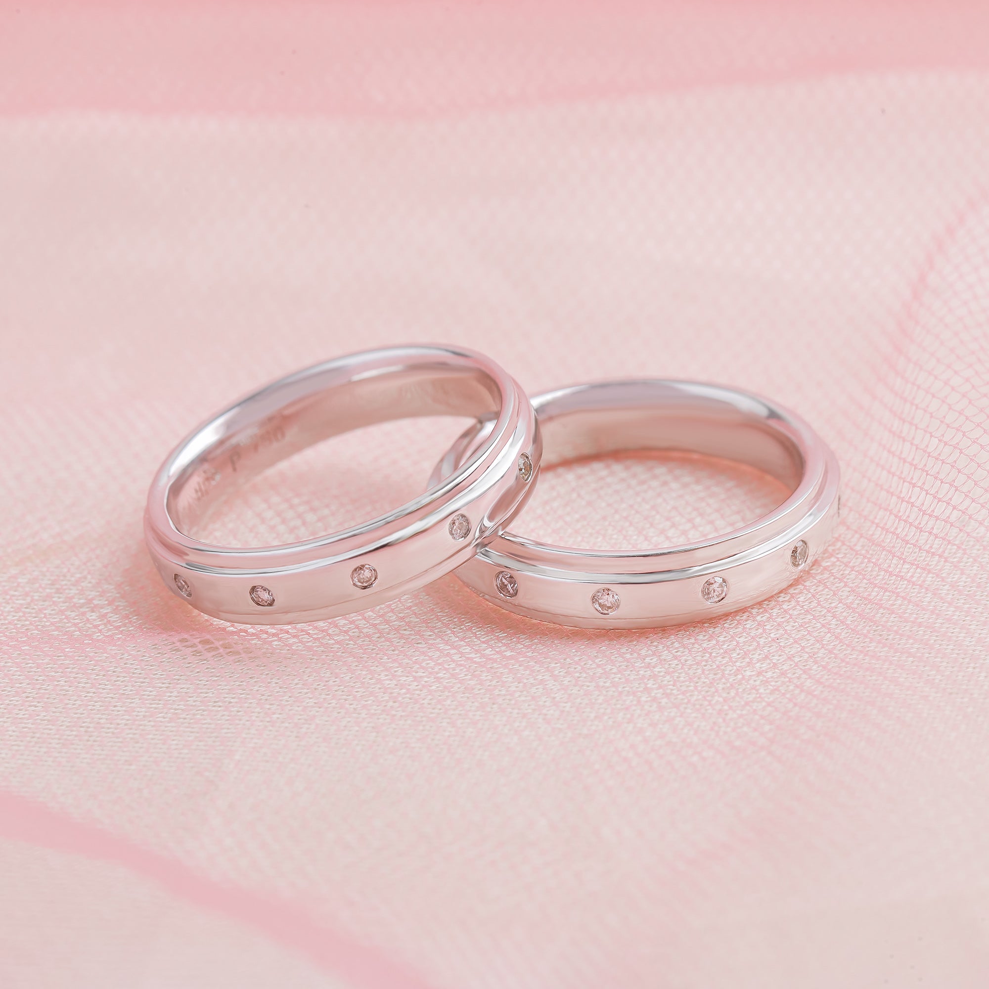 Nhẫn Cưới Kim Cương D10068 - Hung Phat USA VN