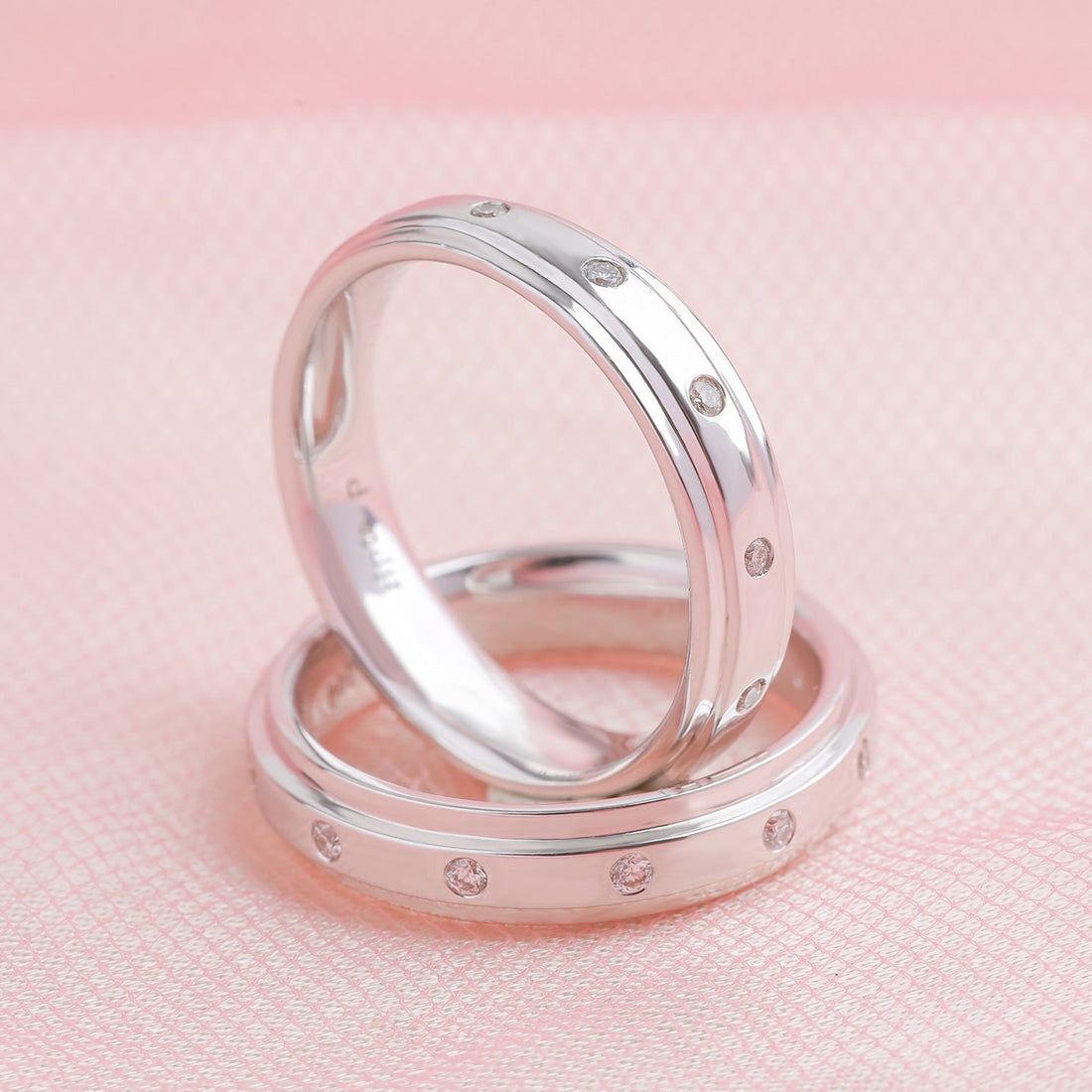 Nhẫn Cưới Kim Cương D10068 - Hung Phat USA VN