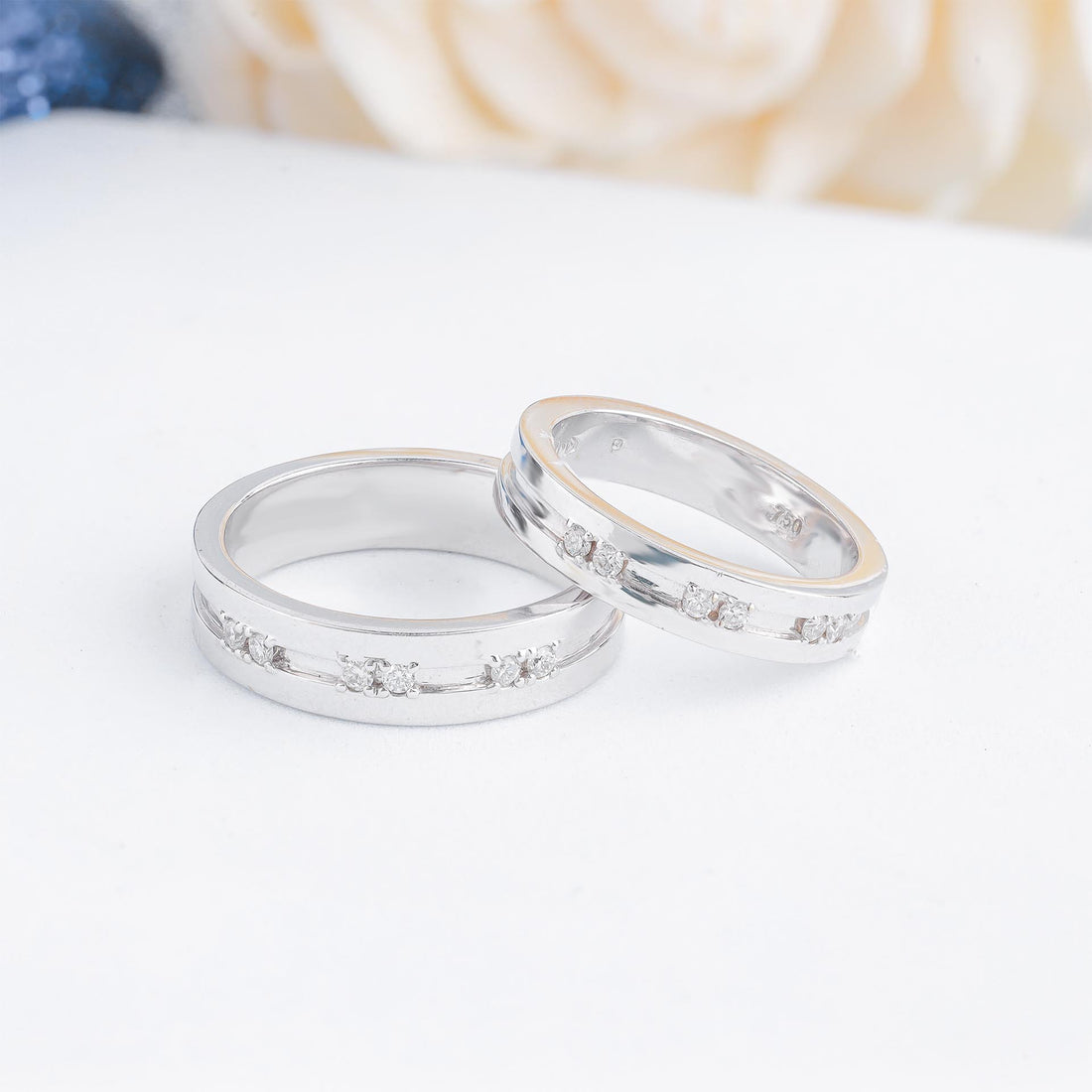 Nhẫn Cưới Kim Cương D10108 - Hung Phat USA VN