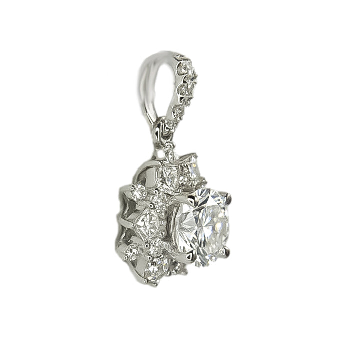 Vỏ Mặt Dây Chuyền Kim Cương P10503