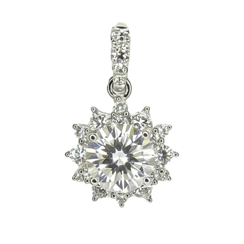 Vỏ Mặt Dây Chuyền Kim Cương P10503