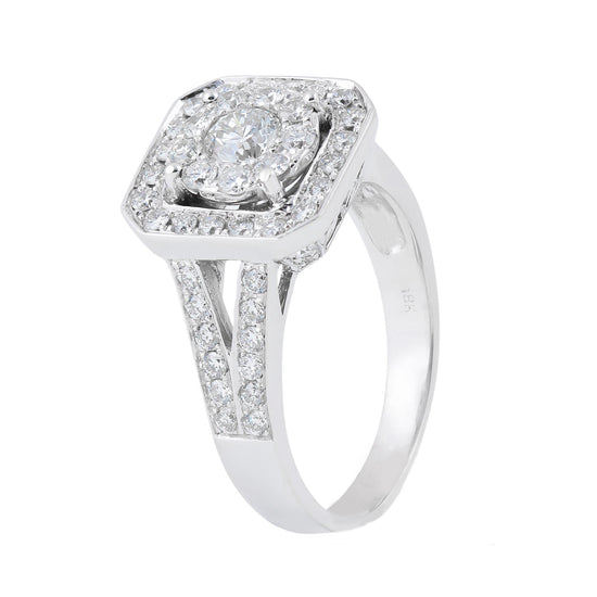 Nhẫn Kim Cương B1273EW - Hung Phat USA VN