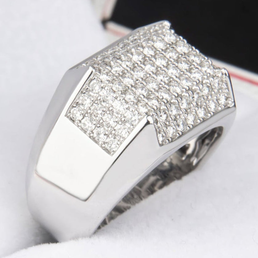 Nhẫn Kim Cương Nam B10424 - Hung Phat USA VN