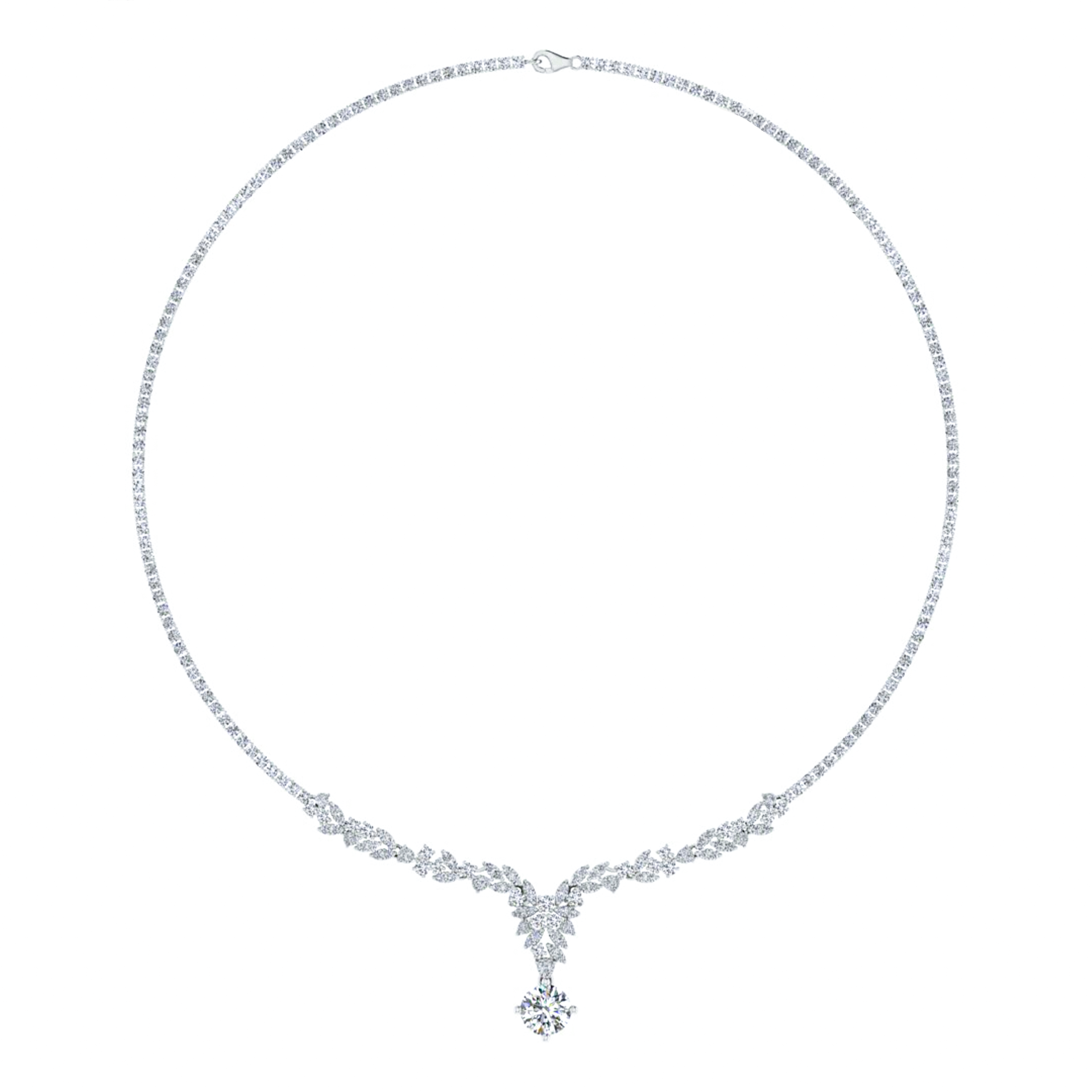 Vỏ Vòng Cổ Kim Cương N10023 - Hung Phat USA VN