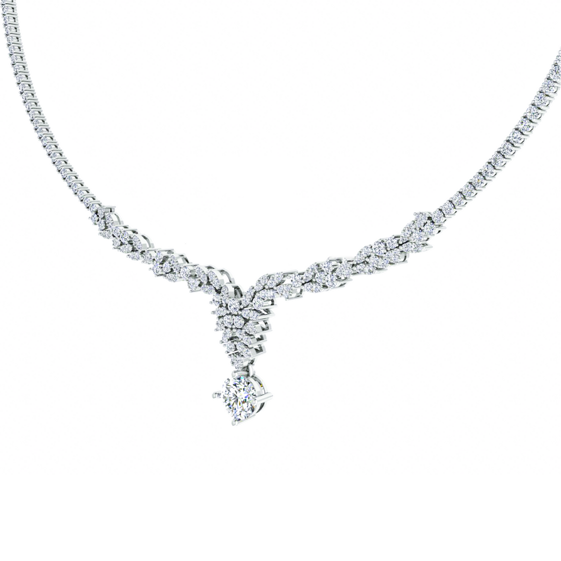 Vỏ Vòng Cổ Kim Cương N10023 - Hung Phat USA VN