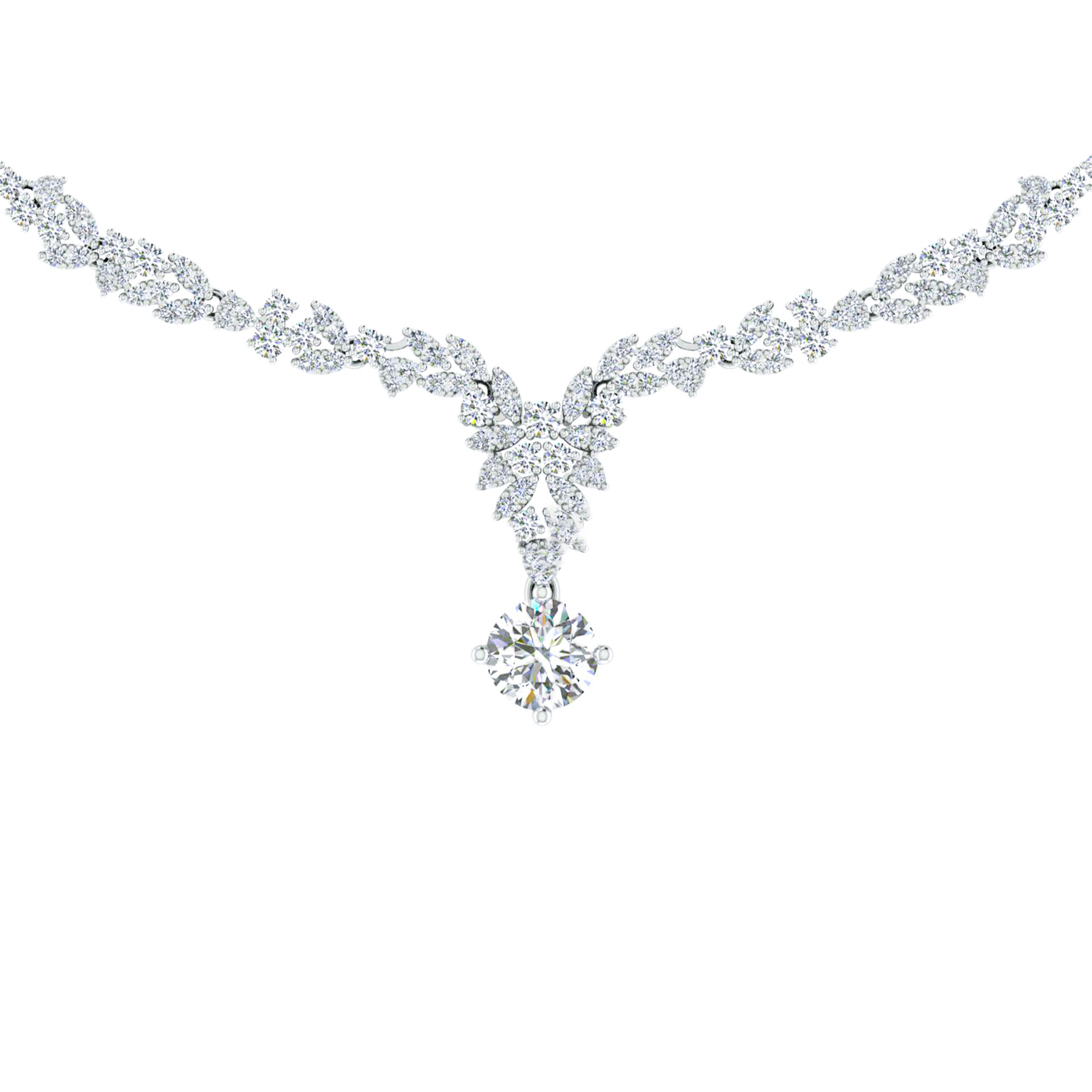 Vỏ Vòng Cổ Kim Cương N10023 - Hung Phat USA VN