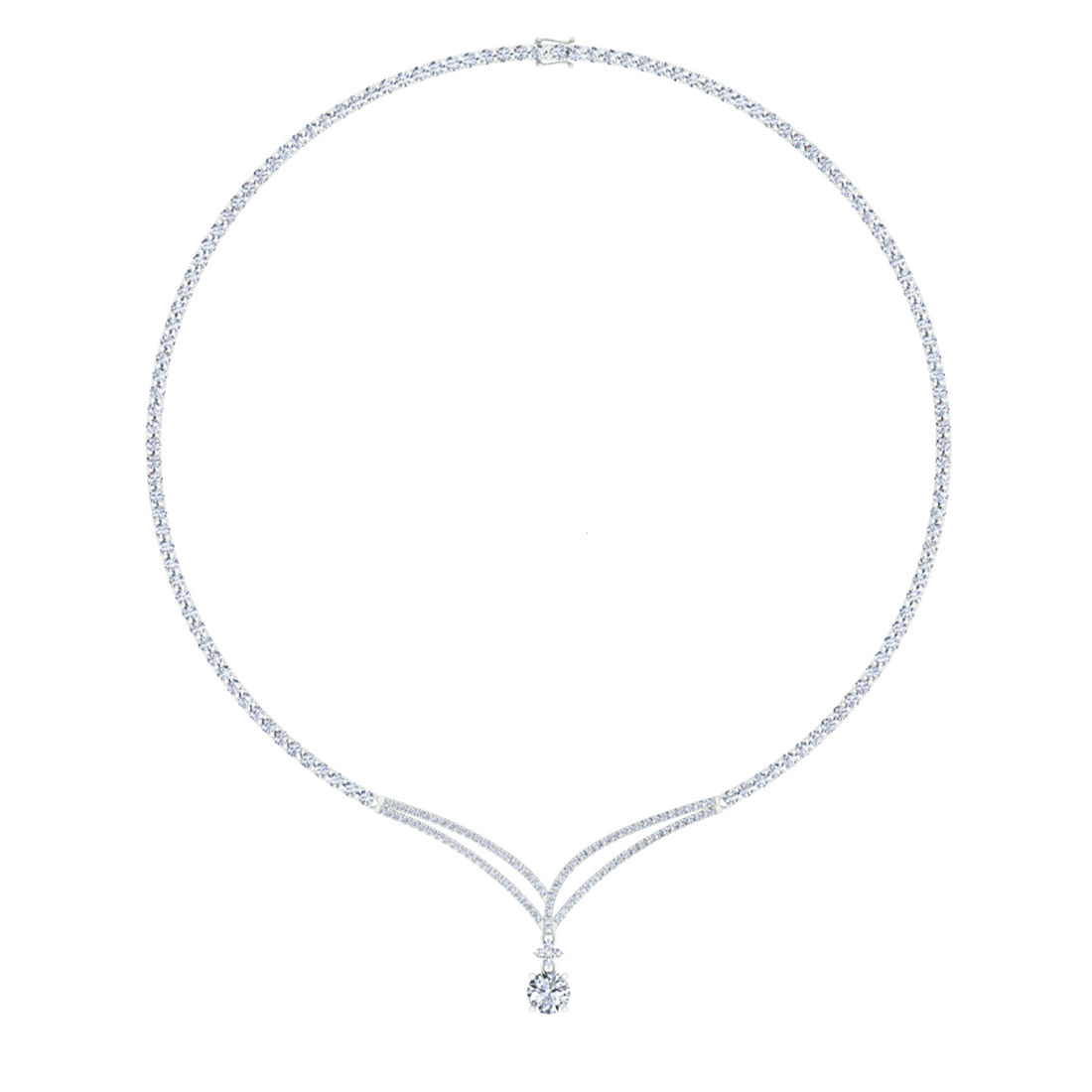 Vỏ Vòng Cổ Kim Cương N10035 - Hung Phat USA VN