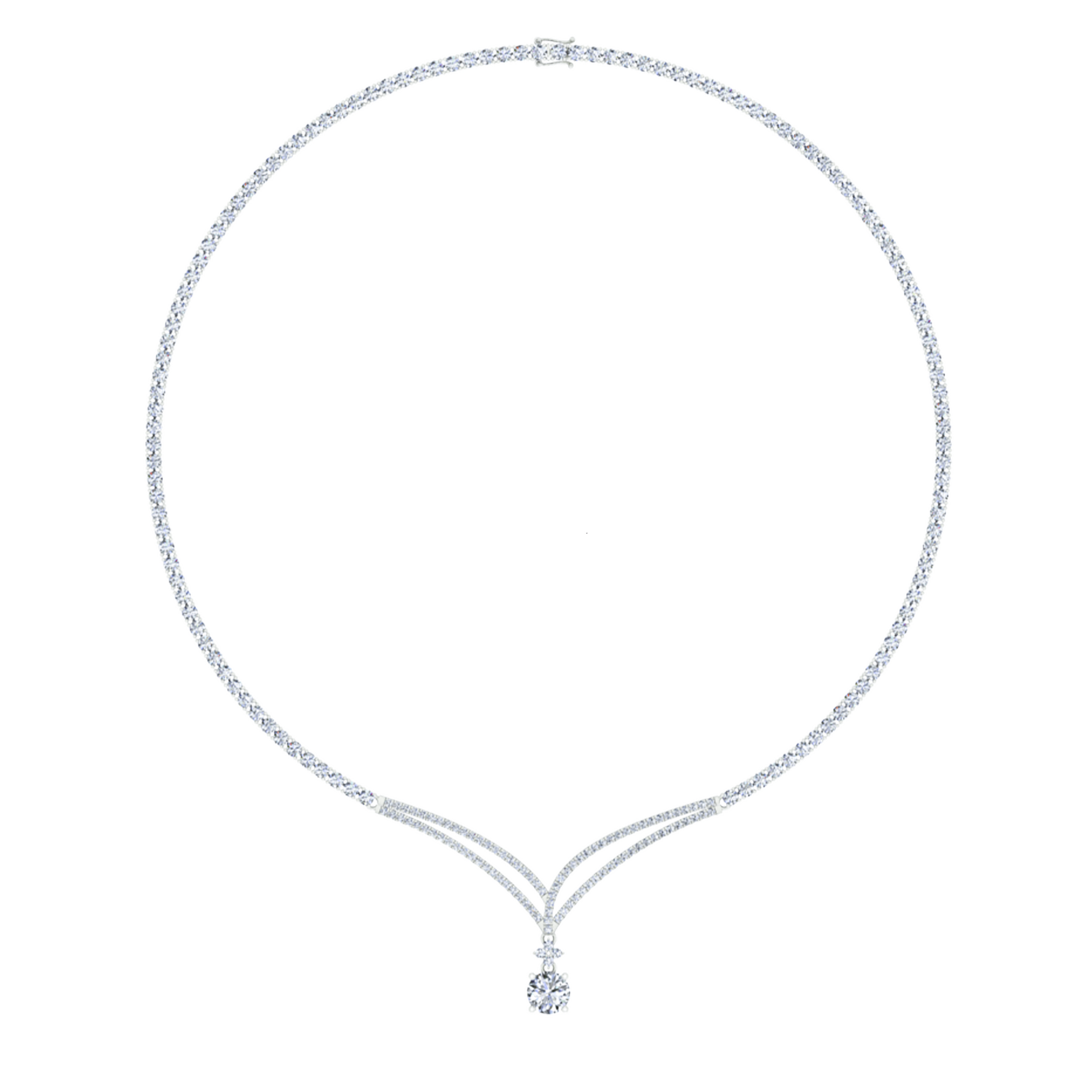 Vỏ Vòng Cổ Kim Cương N10035 - Hung Phat USA VN