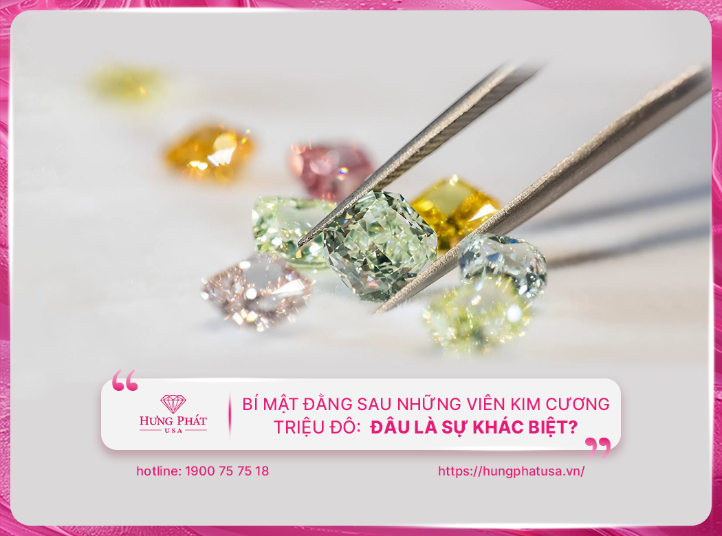 Bí mật đằng sau những viên kim cương triệu đô: Đâu là sự khác biệt?