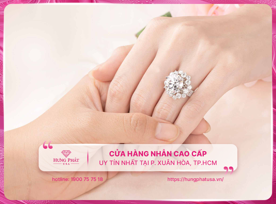 Cửa hàng nhẫn cao cấp uy tín nhất tại phường Xuân Hòa, TP.HCM
