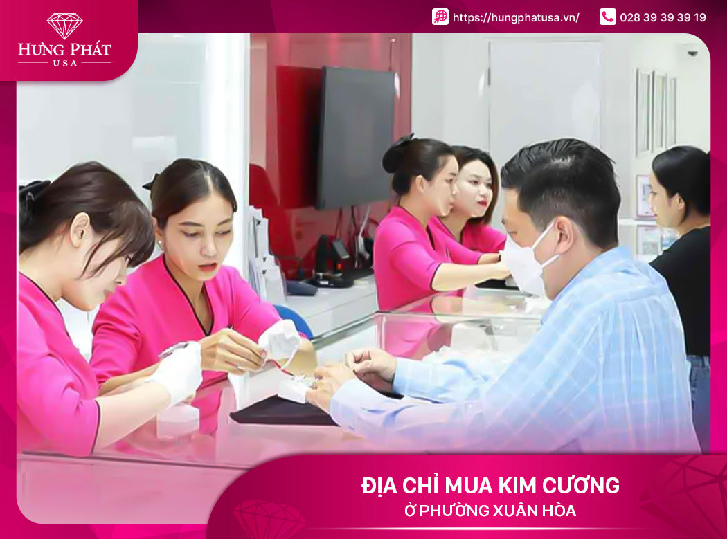 Địa chỉ mua kim cương ở Phường Xuân Hòa