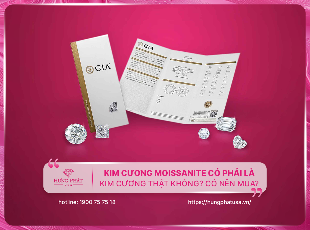 Kim cương Moissanite có phải là kim cương thật không? Có nên mua?