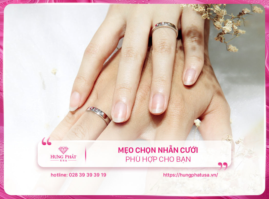 Mẹo chọn nhẫn cưới phù hợp cho bạn