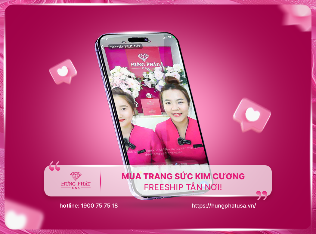 Mua trang sức kim cương: Freeship tận nơi!