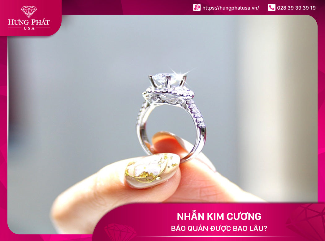 Nhẫn kim cương bảo quản được bao lâu?