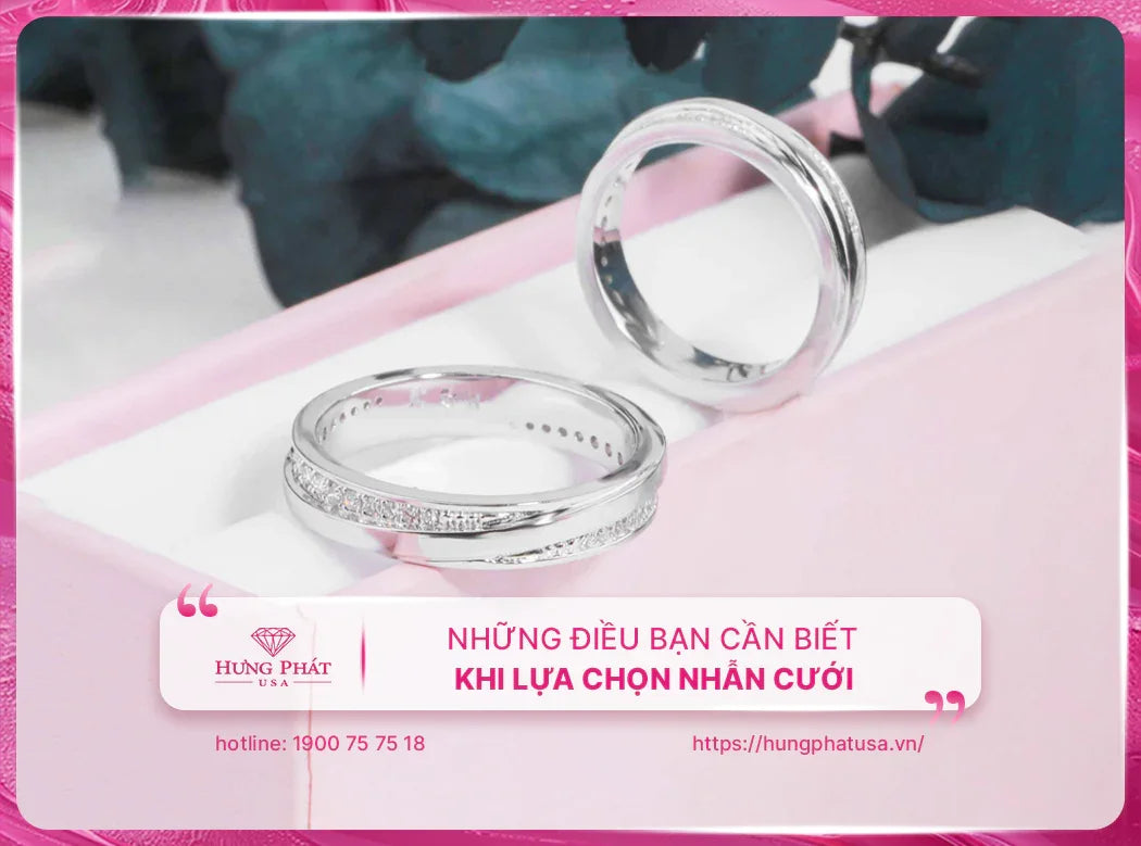 Những điều bạn cần biết khi lựa chọn nhẫn cưới