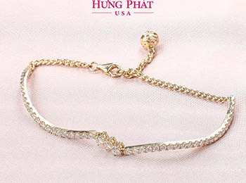 Top 10 mẫu lắc tay kim cương nữ đẹp & sang trọng nhất 2026